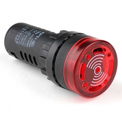 Buzzer AD16-22SM Red 220V AC